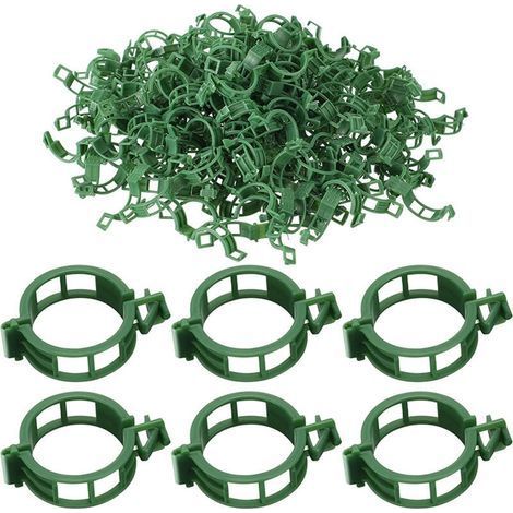 Plant Support Clips (100 pcs) - Reusable Supports for Tomatoes and Climbing Plants - Flexible Fixing (1/5)