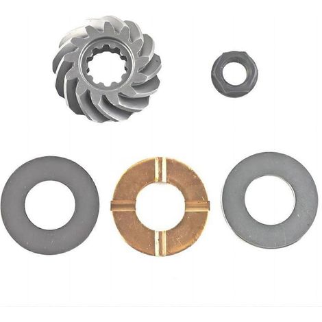 Pignon d'embrayage pour moteur hors-bord 9.9CV-15CV, pièce de rechange marine, engrenage de transmission en acier, compatible Yamaha/Mercury, kit d'accessoire moteur, remplacement durable, haute préci (1/5)