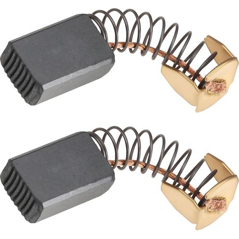 Kohlebürsten für Motoren – 2er-Pack – Hochdichte Kohle – Stellt die elektrische Leistung wieder her – Für Werkstatttischkreissägen – 15 x 10 x 6 mm (1/5)