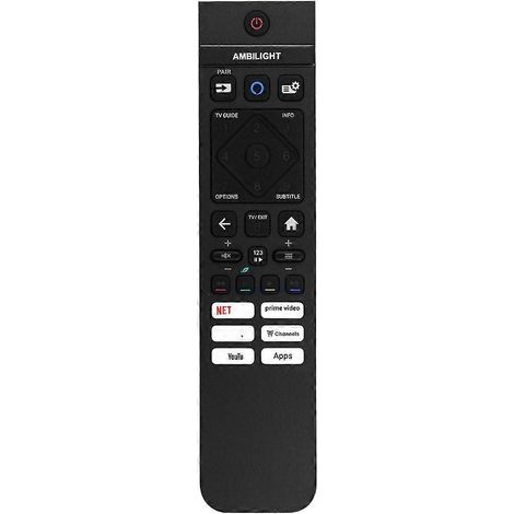 Télécommande de remplacement SRC-3215-01 pour téléviseur Philips 398GM10BEPHNE000SY (sans fonction vocale).