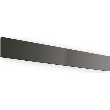 Applique Moderna Zig Zag Metallo Nero Led 30W 3000K Luce Calda