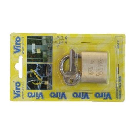 6 x VIRO BL 556.7 LUCCHETTO FAI ARCO 60MM OTTONE