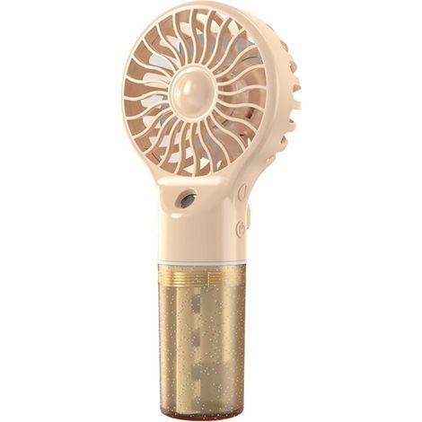 Ventilatore elettrico, ventilatore nebulizzatore manuale, ricaricabile, 4 velocità regolabili, piccolo refrigeratore d'acqua (1/2)