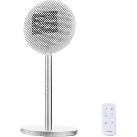 Cecotec Calefactor Cerámico de Pie con Mando a Distancia ReadyWarm 2100 Sun. 2000W, 2 Potencias, Bajo Consumo, Pantalla LED