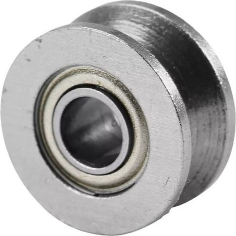 Poulie A Gorge En V - V624ZZ - 4 X 13 X 6 Mm - Pour Mouvement Lineaire - Lot De 10 (1/5)