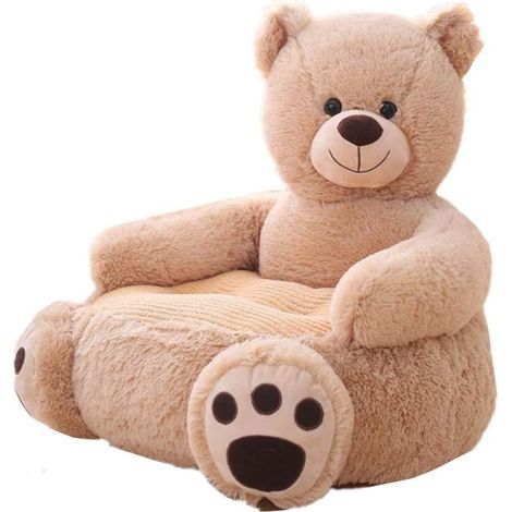 Faules Sofa - Hellbrauner Teddybär1