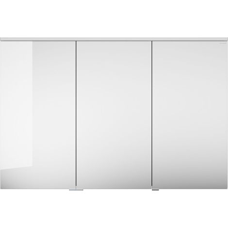 burgbad Eqio armario con espejo con luz LED superior e (1/2)