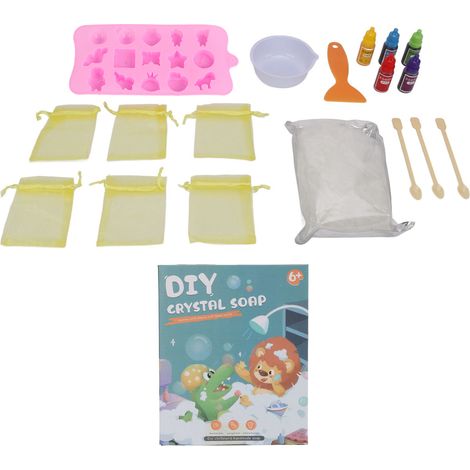 Soap Making Kit Corrosion Resistant Soft Easy Operation Cartoon Figure Animal Pattern Soap Making Supplies (1/5)