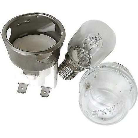 Lot de 2 ampoules de four E14 haute température (300 °C), 250 V, 25 W, douille incluse, éclairage de four (1/5)