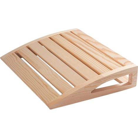 Sauna-Kopfstütze aus Holz, ergonomisches Nackenstützkissen für die Hand, bequeme und breite Entspannungs-Sauna-Kopfstütze für Teenager, Frauen, Mädchen und Männer