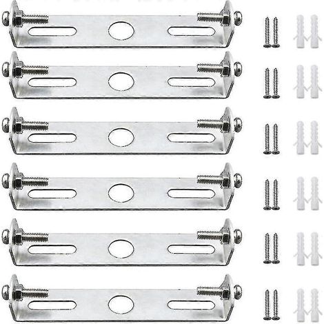 Supports de fixation pour plafonnier, plaques de support pour luminaire de plafond 95 mm avec vis, accessoires d'éclairage pour plafond