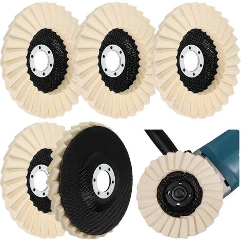 5PCS Disque de Polissage 125mm Diamètre (1/5)
