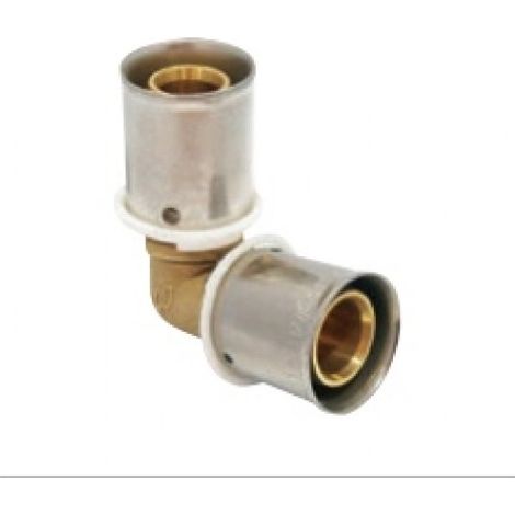 Raccord PER à sertir - Coude égal - Diamètre 12 mm - BOUTTÉ