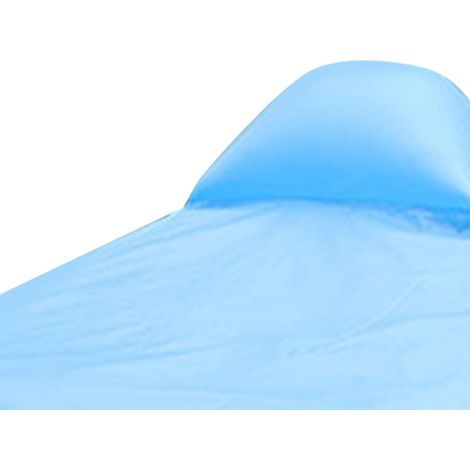 Tapis de pique-nique avec oreiller gonflable, taie d'oreiller imperméable et sac de rangement convient pour une utilisation en extérieur bleu ciel double taille, 145 x 210 cm / 57,1 x 82,7 pouces. (1/5)