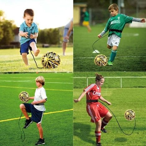 1x Ceinture d'entraînement,Accessoire football,Sangle élastique réglable,Porte-ballon nylon,Pour jardin et parc (1/4)