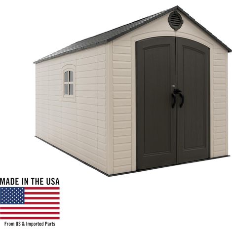 Lifetime 8 Ft. x 15 Ft. Outdoor Storage Shed (1/5)