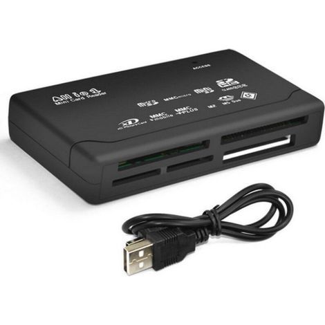 Lecteur de cartes USB 3.0 pour SD, Micro SD, MS, M2 et XD, transfert rapide (1/5)