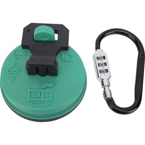 Ortviai Bouchon de réservoir verrouillable pour chargeuses compactes CAT 216B à 262B – modèle 2849039, sécurité par code (1/5)