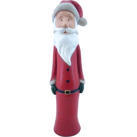 Figur Weihnachtsmann Stecker 36 x 10,5 x 9,5 cm rot Weihnachtsfigur
