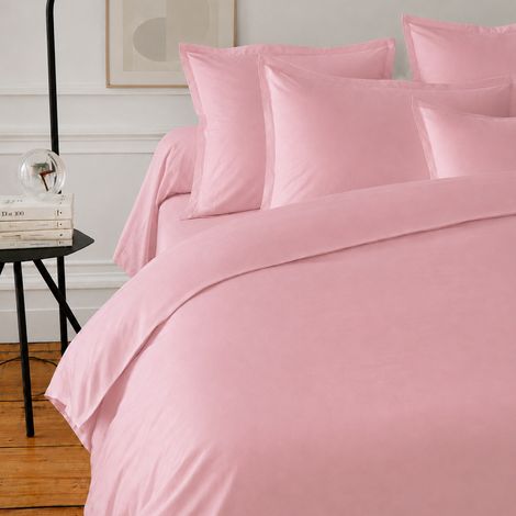 Parure de lit coton uni ALTO Taie 65x65 cm 140x200 cm (1/5)