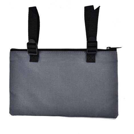Sacoche étanche pour accoudoir de scooter électrique, sac de rangement résistant pour fauteuil roulant (courses et voyages), gris (1/5)