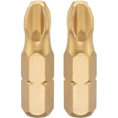 Bit Philips 3 Titan-Nitrid 2 Stück Bits