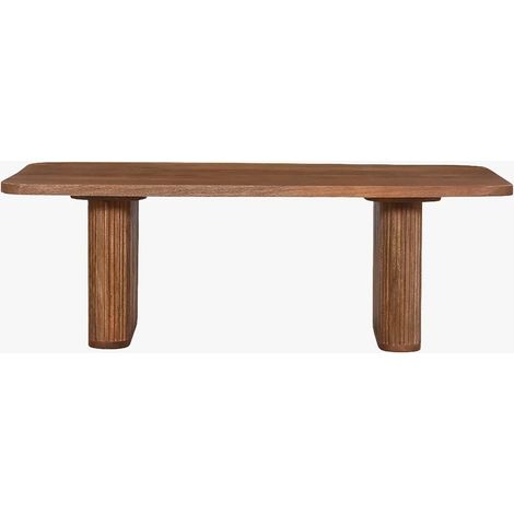 JEAN Table basse bois de manguier brun clair (1/5)
