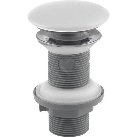 Sapho Infinity - Bonde de lavabo, Click Clack, blanc mat 38TP0166I (1/4)