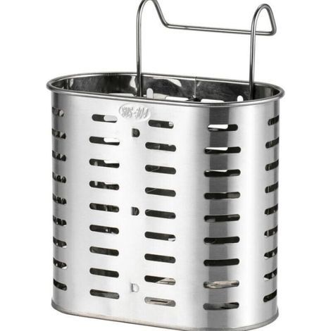 Küchenbesteckhalter aus Edelstahl 304, Essstäbchenhalter, vertikaler Hänge-Essstäbchenhalter, Aufbewahrungskorb (1/4)