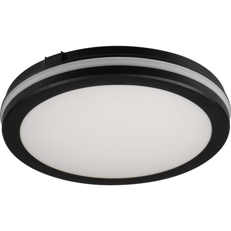 Plafonnier LED Kanlux BENO ECO noir 40cm 40W CCT IP65 (1/5)