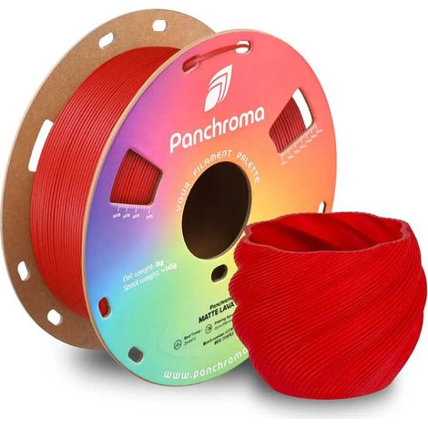 Filamento per stampante 3D Polymaker panchroma pla matte densità 1.37