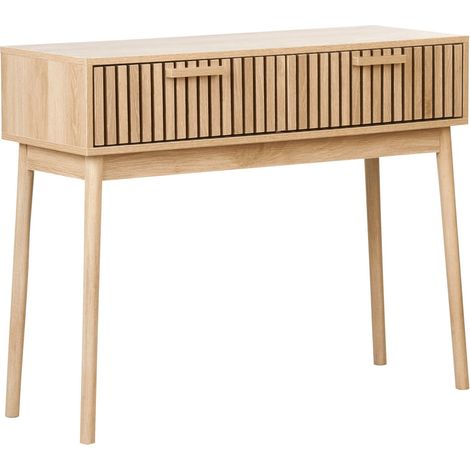 Console Table LYNWOOD Light Brown