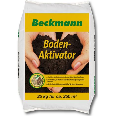 Beckmann Bodenaktivator 25 kg Bodenverbesserer Bodenhilfsstoff Universaldünger