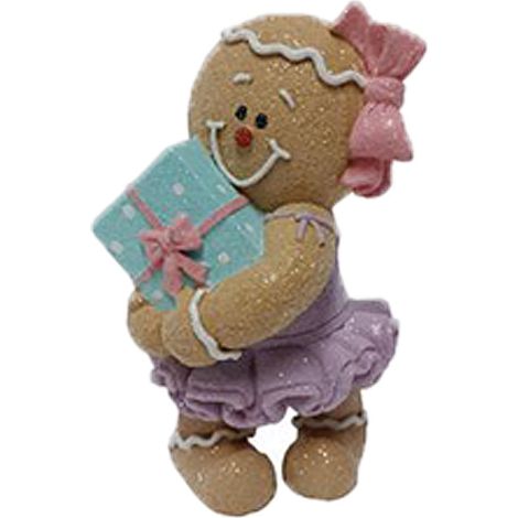 Omino pan di zenzero h15 biscotto cupcake cake design decorazione casa con pacco regalo tavola di natale idea regalo (1/2)