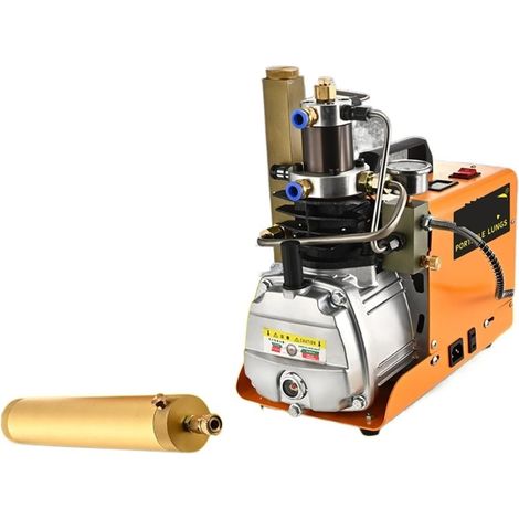 Mini bouteille de plongée sous-marine SAIC Pompe À Air Électrique Haute Pression Rapide Et Inodore 40Mpa Petite Pompe À Air Spéciale For La Respiration De Plongée ( Color : A , Size : Air pump (withou (1/5)