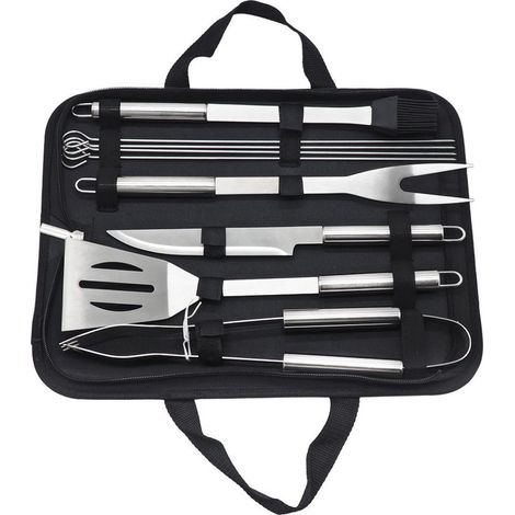 royaluxe -Kit Barbecue Outil de Barbecue en Acier Inoxydable Ustensiles De Barbecue pour Grillades(Ensemble de 10 pièces), (1/5)