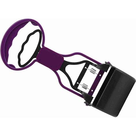 Ramasse-crottes pour chiens et chiots, pince de ramassage avec long manche (violet) (1/5)