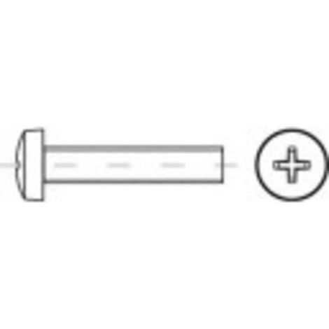 [NEUWERTIG] B-Ware TOOLCRAFT Linsenschrauben Schrauben Edelstahl Phillips Kreuz M4 5mm 1000 Stück (1/2)