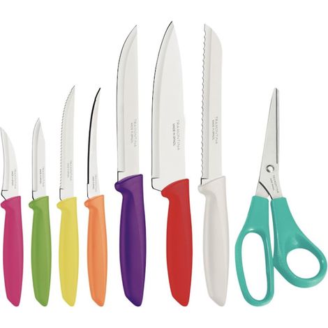 Tramontina - Set di coltelli Plenus, include forbici, 8 pezzi. (1/3)