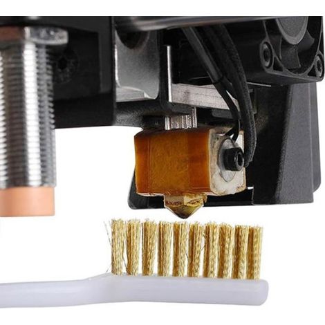Brosse métallique - Petite brosse en laiton - Ergonomique - Durable - Compacte (1/4)
