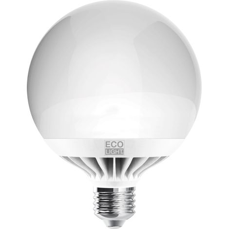 Ecolight LAMPADA A LED GLOBO E27 luce calda 20 W 5.00 pz