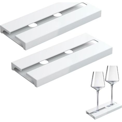 2 Pièces Porte-Verres à Pied Suspendu Support à Verre à Vin Suspendu Porte Verres Suspendu Support à Verre à Vin Porte-Ve (1/4)
