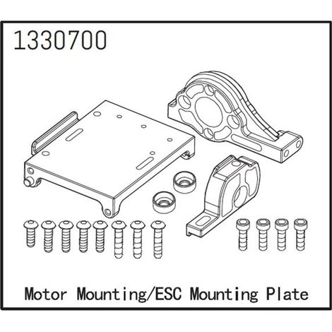 Motor Mounting/ESC Mounting Plate - BronX