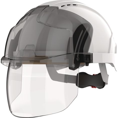 Casque industriel EVO® VISTAshield® blanc/fumée ABS EN 397,EN 50365 JSP