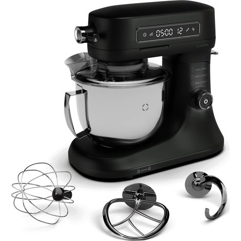 Klarstein Chiara - Robot da cucina 1600 watt 12 livelli Ciotola in acciaio inox Display LCD Accessori inclusi (1/5)