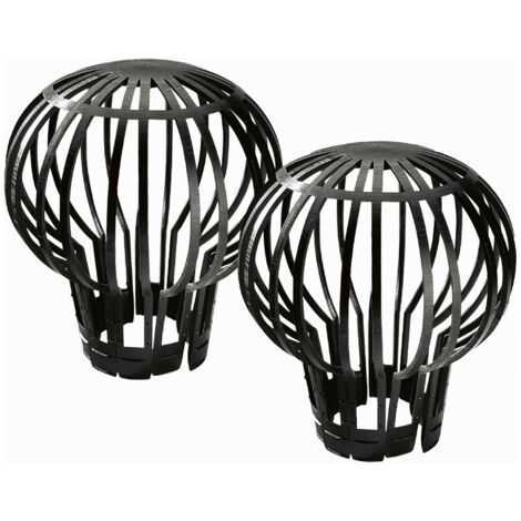 Filtres pour gouttières crapaudine – Lot de 1 – Ø 3 cm – Installation rapide sans outil – Adaptable sur gouttières de Ø 60 à 100 mm – P. Outillage (1/5)