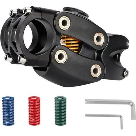 Potence suspendue pour vélos. Potence amortissante pour vélos de route, vélos gravel, vélos hybrides et vélos électriques. 90 mm, 7 degrés. (1/5)