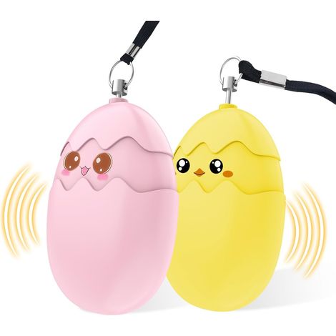 Alarme Personnelle, 130dB Alarme de Poche Anti Agression, Sirène Personnelle d'urgence avec Lumière LED, Alarme de Sécurité pour Femmes Enfants Personnes Agées (1/5)