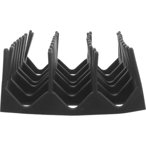 Protection de boîte aux lettres en silicone noir, plateau rectangulaire, résistant à l'eau et