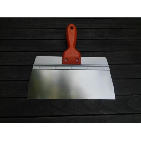 250 mm espatula rascador nervada mango madera aluminio inox 250-90 basic ebertools